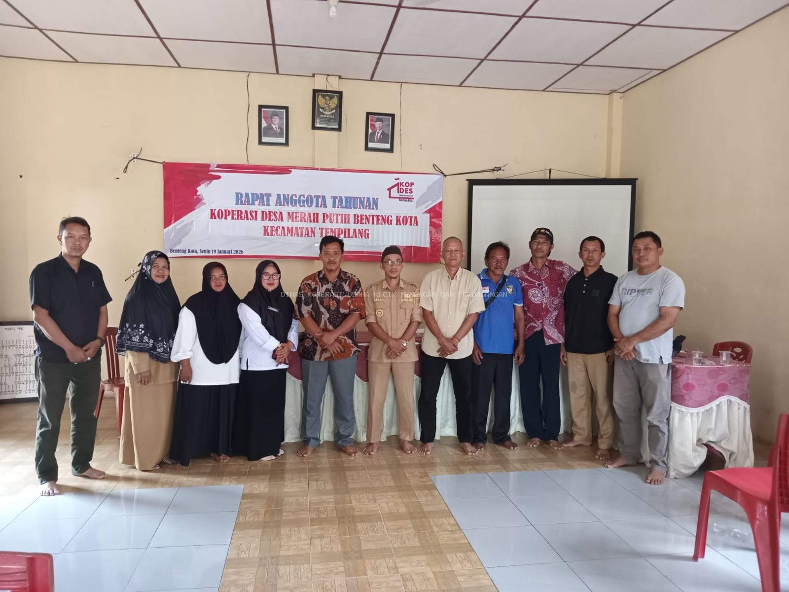 RAT KDMP Benteng Kota Tempilang Berlangsung Meriah