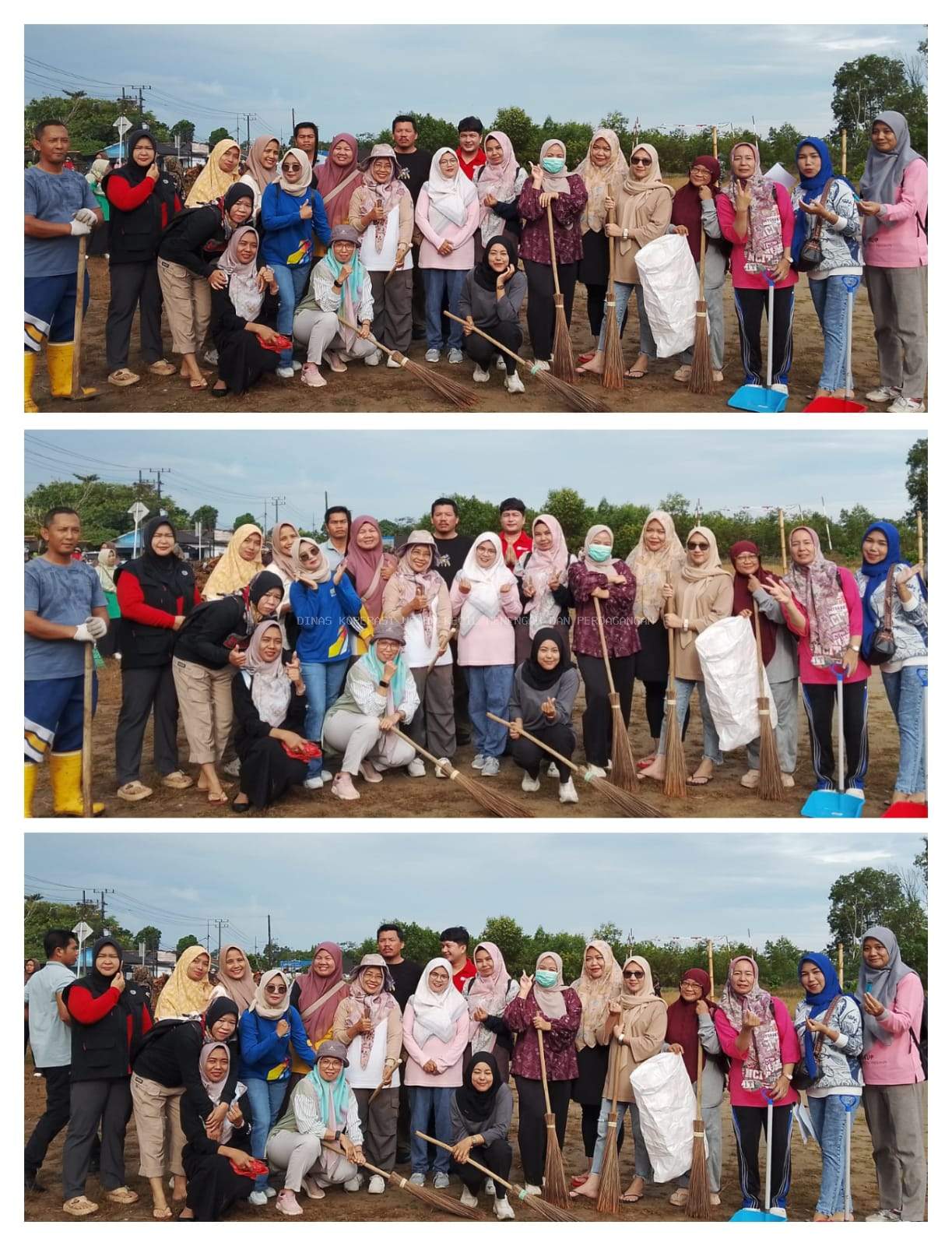 DKUP BANGKA BARAT MELAKSANAKAN KEGIATAN GOTONG ROYONG SEBAGAI PERSIAPAN BAZAR RAMADHAN 1447H